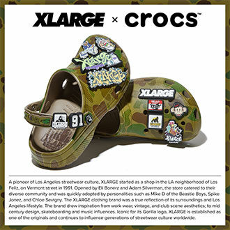 6.24. XLARGE携手crocs发布首次联名系列